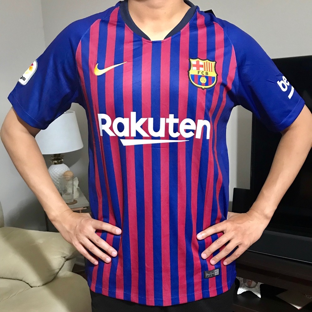 Barcelona Messi Home Short Sleeve Jersey